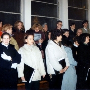 1997.12.21. Szent István templom és kóruskarácsony